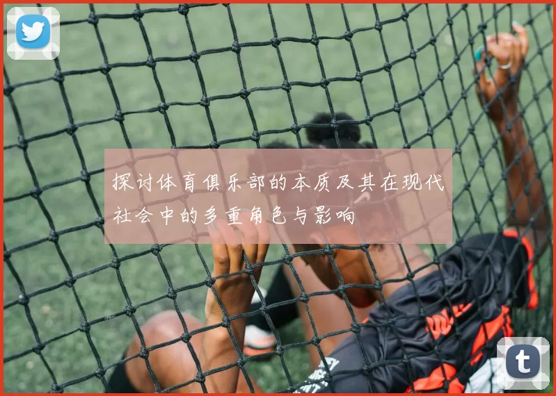 探讨体育俱乐部的本质及其在现代社会中的多重角色与影响