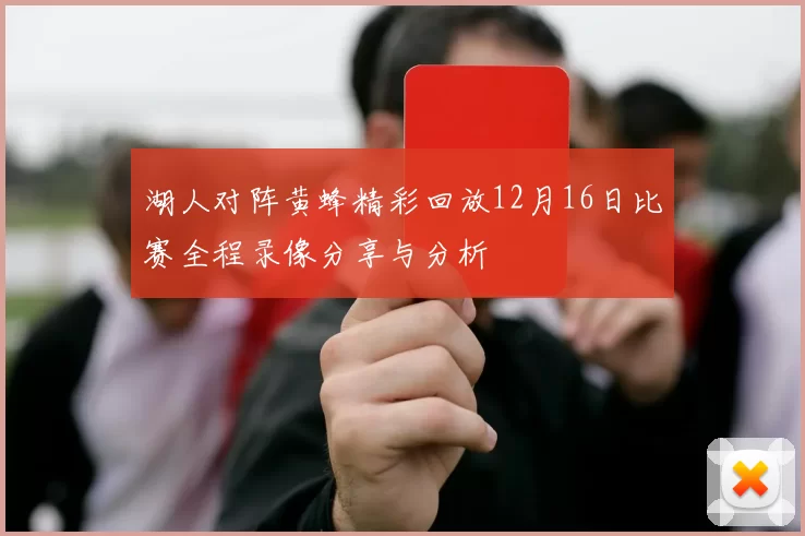 湖人对阵黄蜂精彩回放12月16日比赛全程录像分享与分析